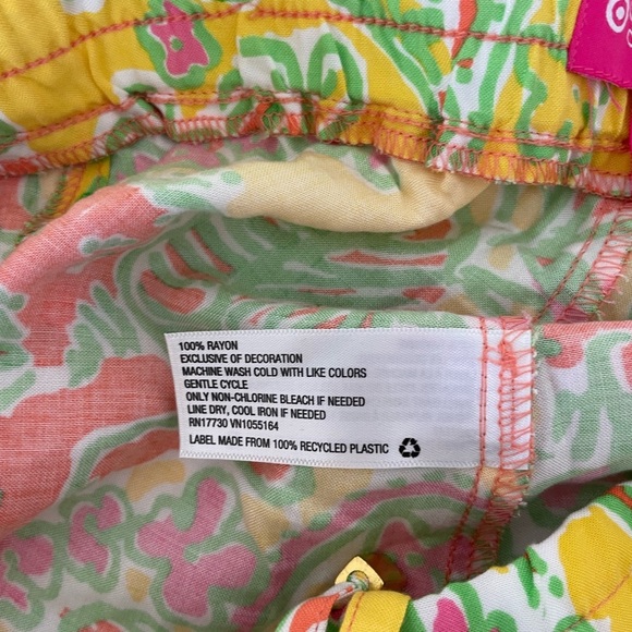 Lilly Pulitzer For Target High Waist Shorts in Yellow and Orange - Picture 9 of 9